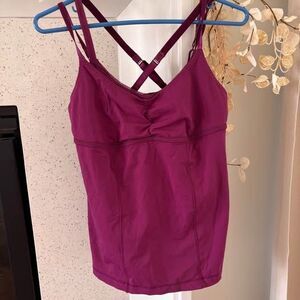 Lululemon 2-1 tank- size 10 #175